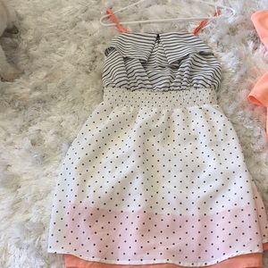 Cute polka dot and stripe dress